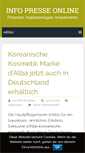 Mobile Screenshot of info-presse-online.de
