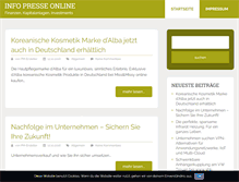 Tablet Screenshot of info-presse-online.de